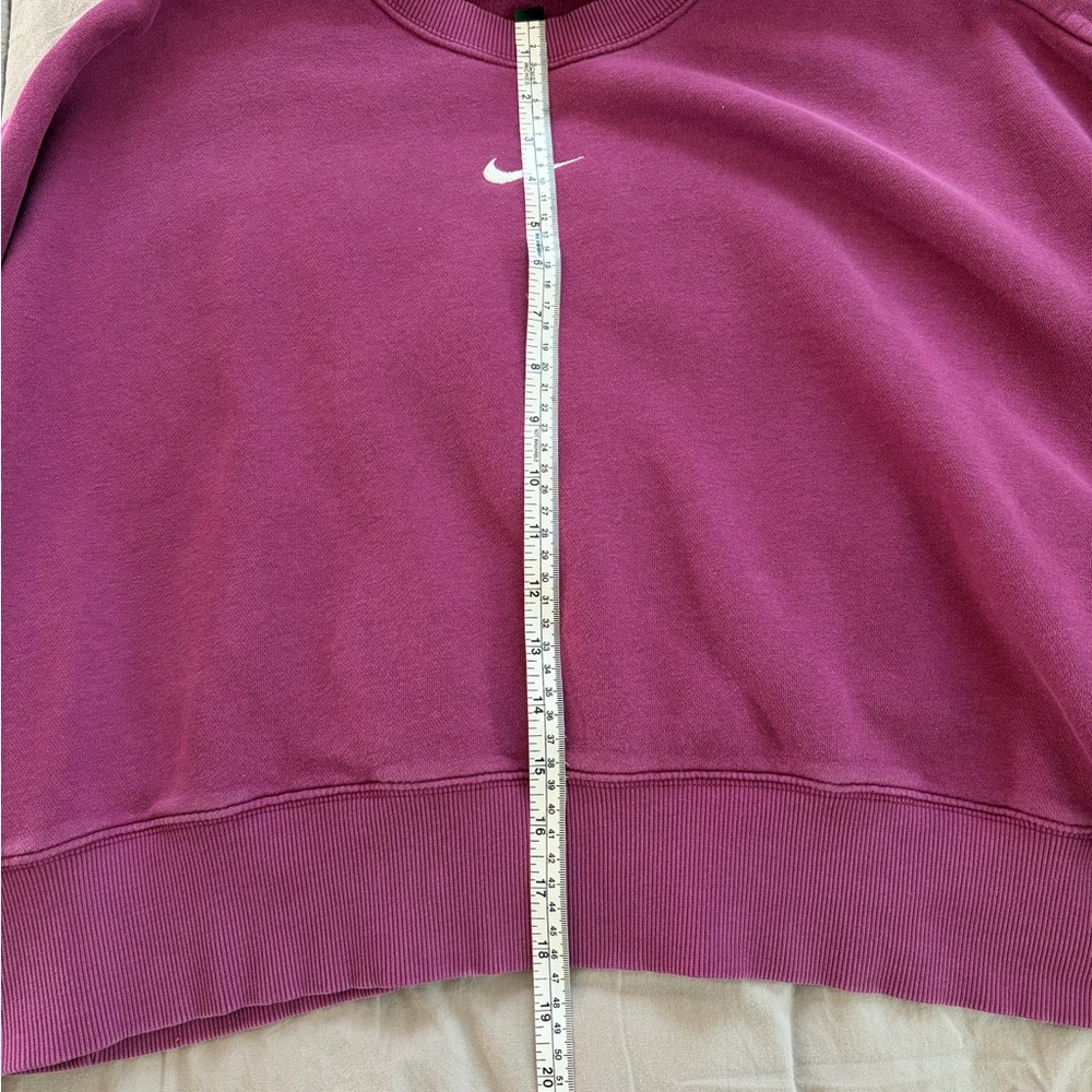 Nike Maroon Crewneck Sweatshirt Medium - Picture 4 of 4